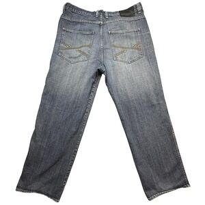 Reverb Jeans Mens 37x31 Blue Denim Medium Wash Relaxed Fit Straight Leg Casual